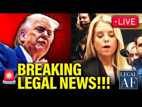LIVE: Bondi EXCORIATED UNDER OATH on Epstein Files and MORE | Legal AF