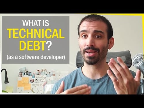 What is Technical Debt? (as a software developer)