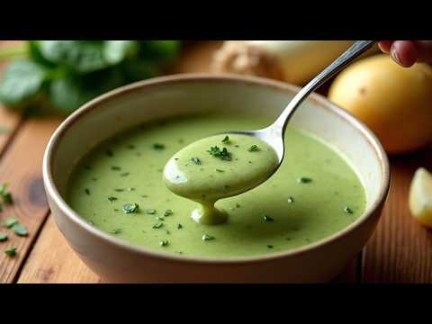This leek and spinach soup is like medicine for my stomach❗ Simple and delicious❗