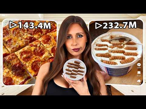 I Tried TikTok's Most Viral 'Healthy' Meals 🍕