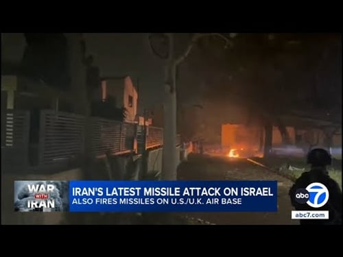 Dozens injured after Iran launches missile attack of Israel, US/UK air base