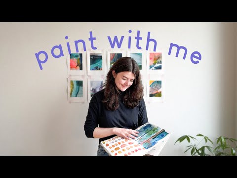 Finding your flow: 5 tips for working on consistency | abstract painting