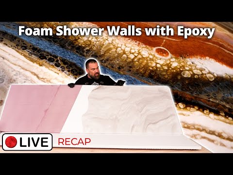How to Make Foam Shower Walls with Epoxy | Live RECAP @Project Van Life Summit
