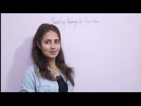 Passing an Array to a Function in C++ | C++ Placement Course | Lecture 70