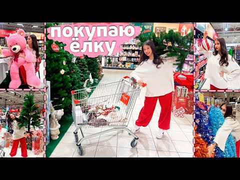 Looking for a Christmas tree for New Year's Eve 🎄 Shopping at OK 🥳