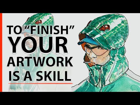 HOW I LEARNED TO FINISH MY ART