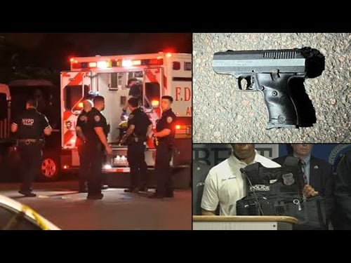 2 NYPD officers injured in shootout with migrant on scooter