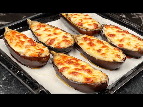 No frying! I have never eaten such delicious eggplants before! Easy Recipe in 15 Minutes!