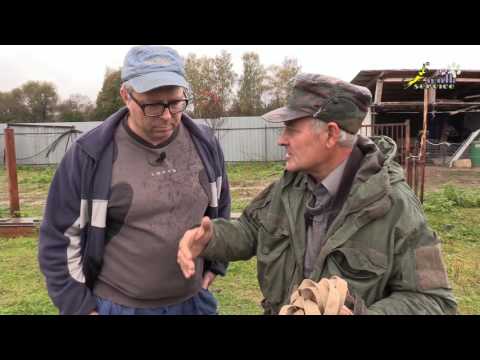 Охота с собакой, постройка норы для притравки на лис и енотовидных собак