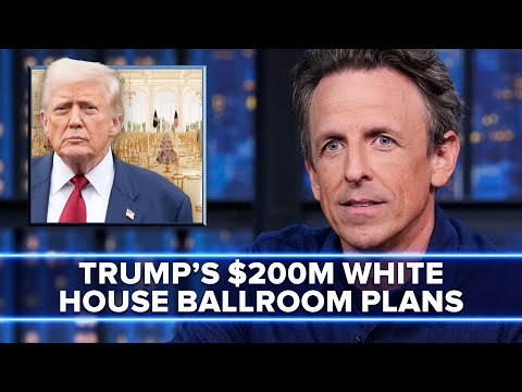 Trump Unveils Plans to Build an Extravagant $200 Million White House Ballroom