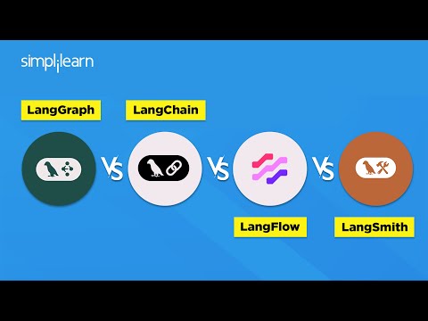 LangGraph vs LangChain vs LangFlow vs LangSmith 2026 | LangChain Vs LangGraph | Simplilearn