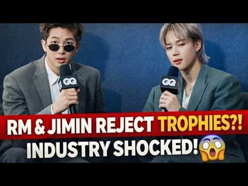 BTS NOT CHASING TROPHIES? RM AND JIMIN'S GRAMMY STATEMENT CAUSES UPROAR! 😱