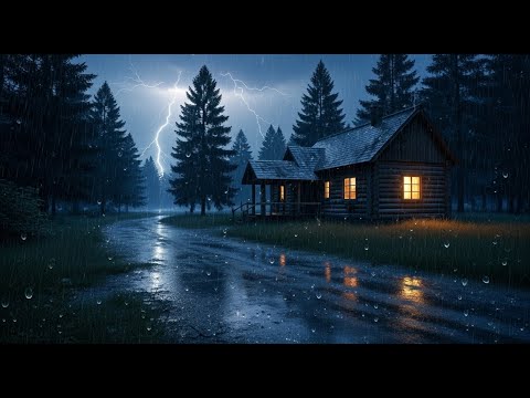 Deep Thunder Rumbles & Steady Rain for Calm Relaxation