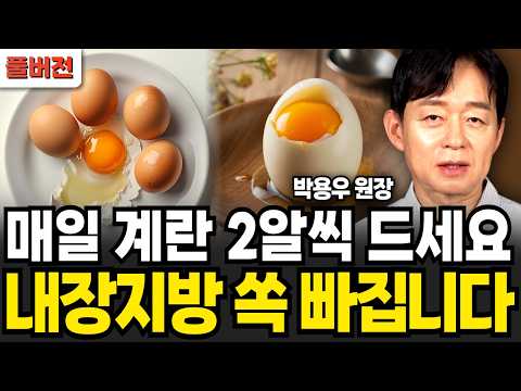 매일 계란 2알씩 드세요. 내장지방 쏙 빠집니다 (박용우 원장 / 풀버전)