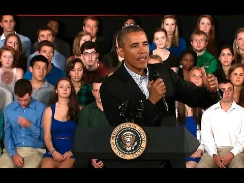 President Obama Holds a Town Hall on College Affordability