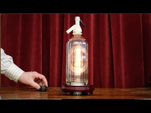 Creating A Seltzer Bottle Lamp