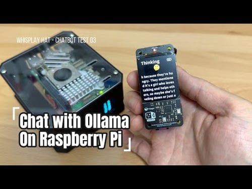 Whisplay HAT - Raspberry Pi zero 2w AI Chatbot Test 03