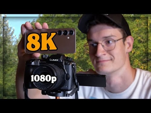 Smartphone en 8k vs Caméra Pro en 1080p