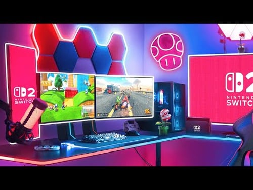 I Built My Dream Nintendo Switch Gaming Room!