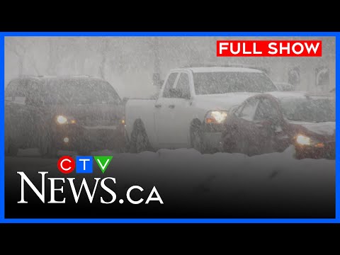 Snowstorm prompts warning to drivers | CTV News Edmonton at Five for Dec. 24, 2025