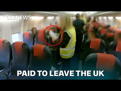 We went on a deportation flight for foreign criminals paid to return home | ITV News