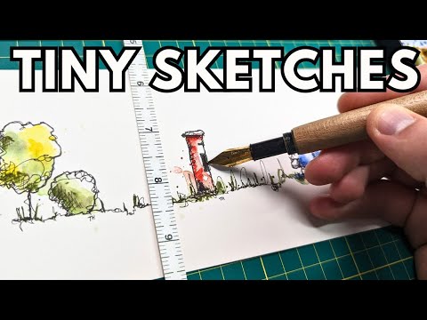 Urban Sketching… But Make It Tiny
