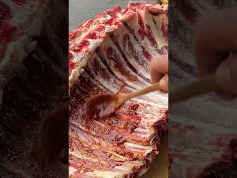 Super Delicious Ribs Recipe Cooked in the Snowy Wilderness ðâ