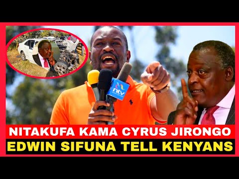 NITAKUFA KAMA CYPRUS JIRONGO!! EMOTIONAL EDWIN SIFUNA SAYS AS HE MOURN LUGARI MP