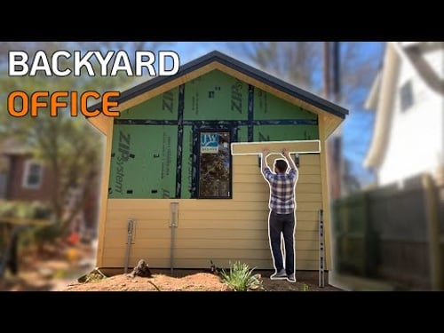 Starting our Backyard Office : Structure & Exterior