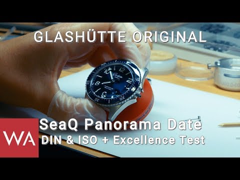 Glashütte Original SeaQ Panorama Date - DIN 8306 & ISO 6425 Test + Excellence Test