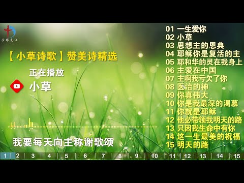 讚美詩歌【小草诗歌】精选基督教赞美诗歌15首 -这一生最美的祝福,小草,主爱在中国,医治的神,这一生最美的祝福,明天的路