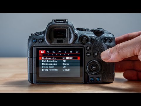 Canon R6 Mark II Video Settings - Full Menu Setup