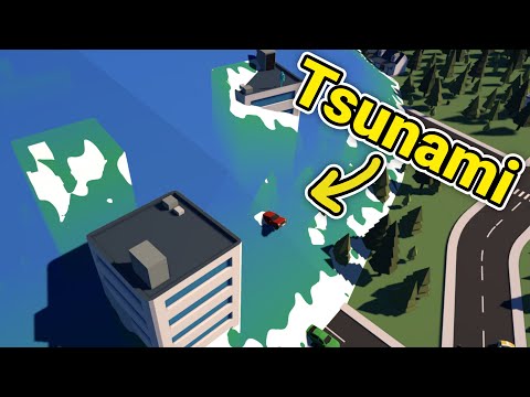 Adding Tsunamis and Daily Routines to my Game| Devlog