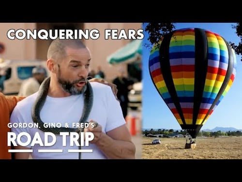 The Trio Conquer Their Fears | Gordon, Gino, and Fred: Road Trip