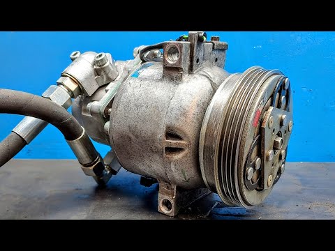 ✅ Hydraulics Powered by AC Compressor – It Works!