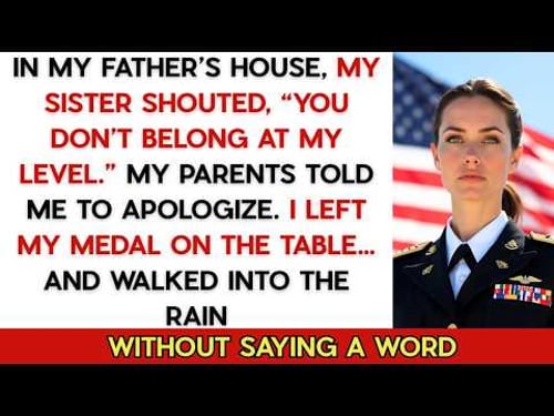 My Sister Screamed I’d Never Make Colonel — 4 Years Later, 22 Officers Stood for Me.