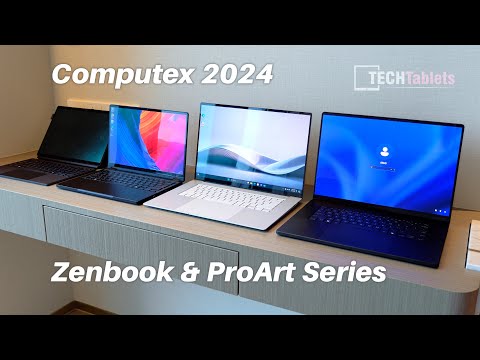 ASUS Zenbook S 16, ProArt P16, ProArt PX13 & PZ13 Hands-On Computex 2024