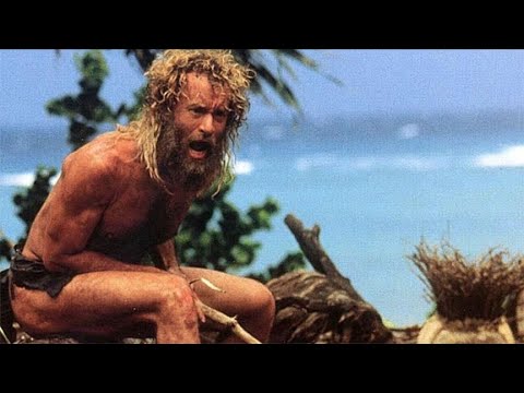 男人漂流到一座荒島,每天吃大魚大肉,還和野人一起玩耍