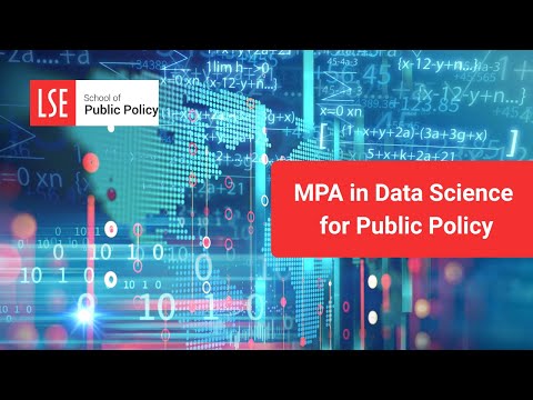MPA in Data Science for Public Policy (MPA DSPP) | Masters degree programme