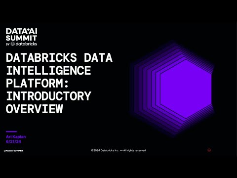 Databricks Data Intelligence Platform: Introductory Overview