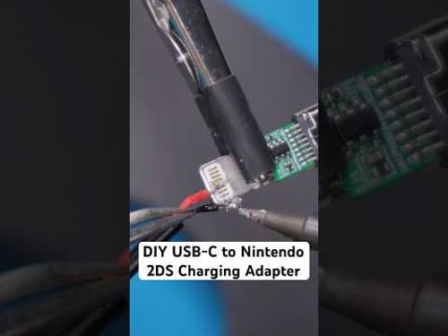 DIY USB-C to Nintendo 2DS Charging Adapter: Hacky & Junky!