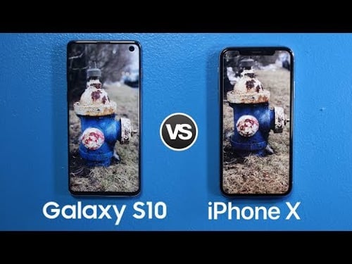 Samsung Galaxy S10 vs iPhone X Camera Test Comparison!