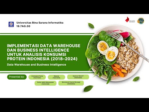 Implementasi Data Warehouse & Business Intelligence: Analisis Konsumsi Protein Indonesia 2018β2024