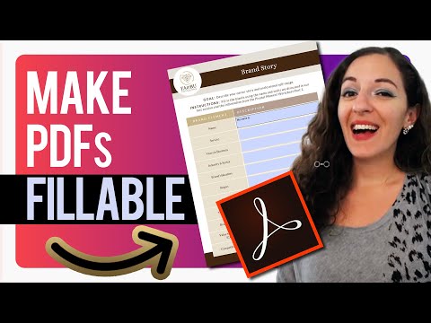 How to Make a PDF Fillable in Adobe Acrobat Pro DC 2022 | Quick & Easy!