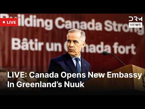 LIVE: Canadian Flag Raised At New Greenland Diplomatic Mission | DRM News | AC1F