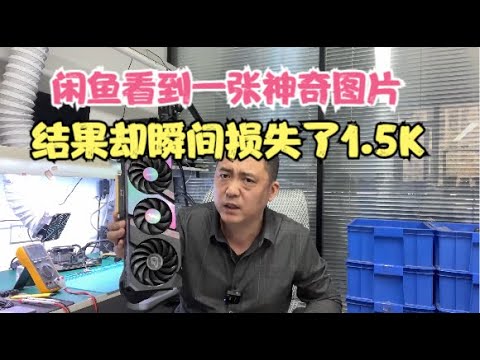 闲鱼看上了一张图片结果却损失了1.5K这下长见识了【I saw a picture on Xianyu and lost 1.5K. This is a lesson for me.】