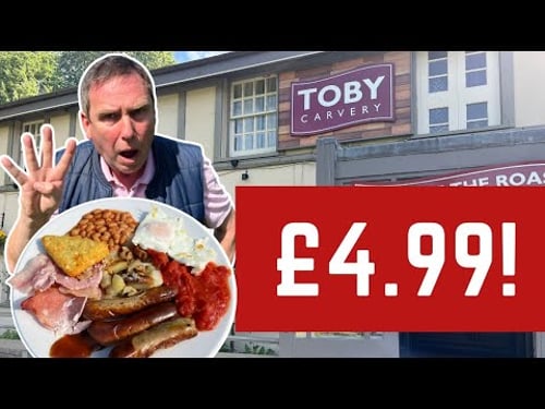I Review TOBY CARVERY'S £4.99 BUFFET BREAKFAST!