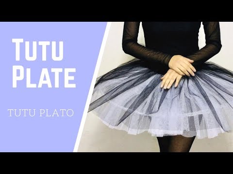 How to make a tutu plate or plate