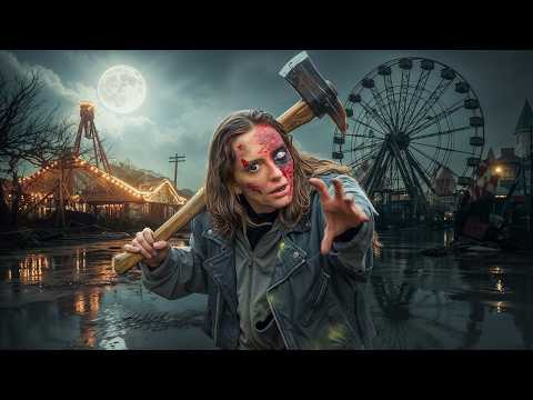 Eine Nacht als Erschrecker im Horror Park