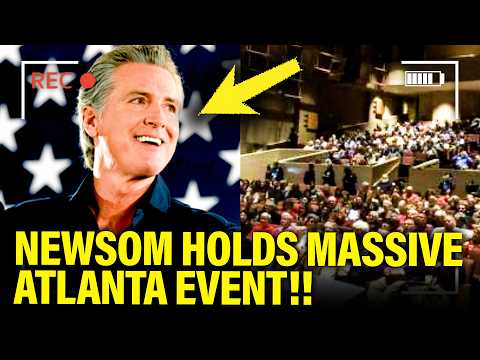 LIVE: Newsom Holds PACKED EVENT in ATLANTA!!!